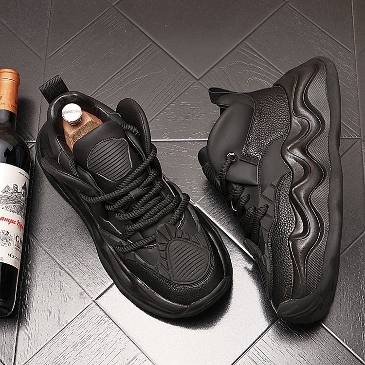 Mr Ozera - Platform Two Tone Veterschoenen