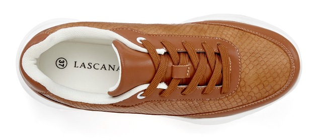 LASCANA Sneaker  Halbschuh, Sportschuh, leichte Chunky Sohle VEGAN