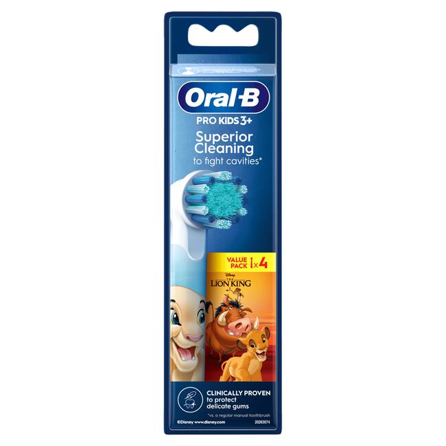 Oral-B Pro Kids Lion King Opzetborstels 4 stuks