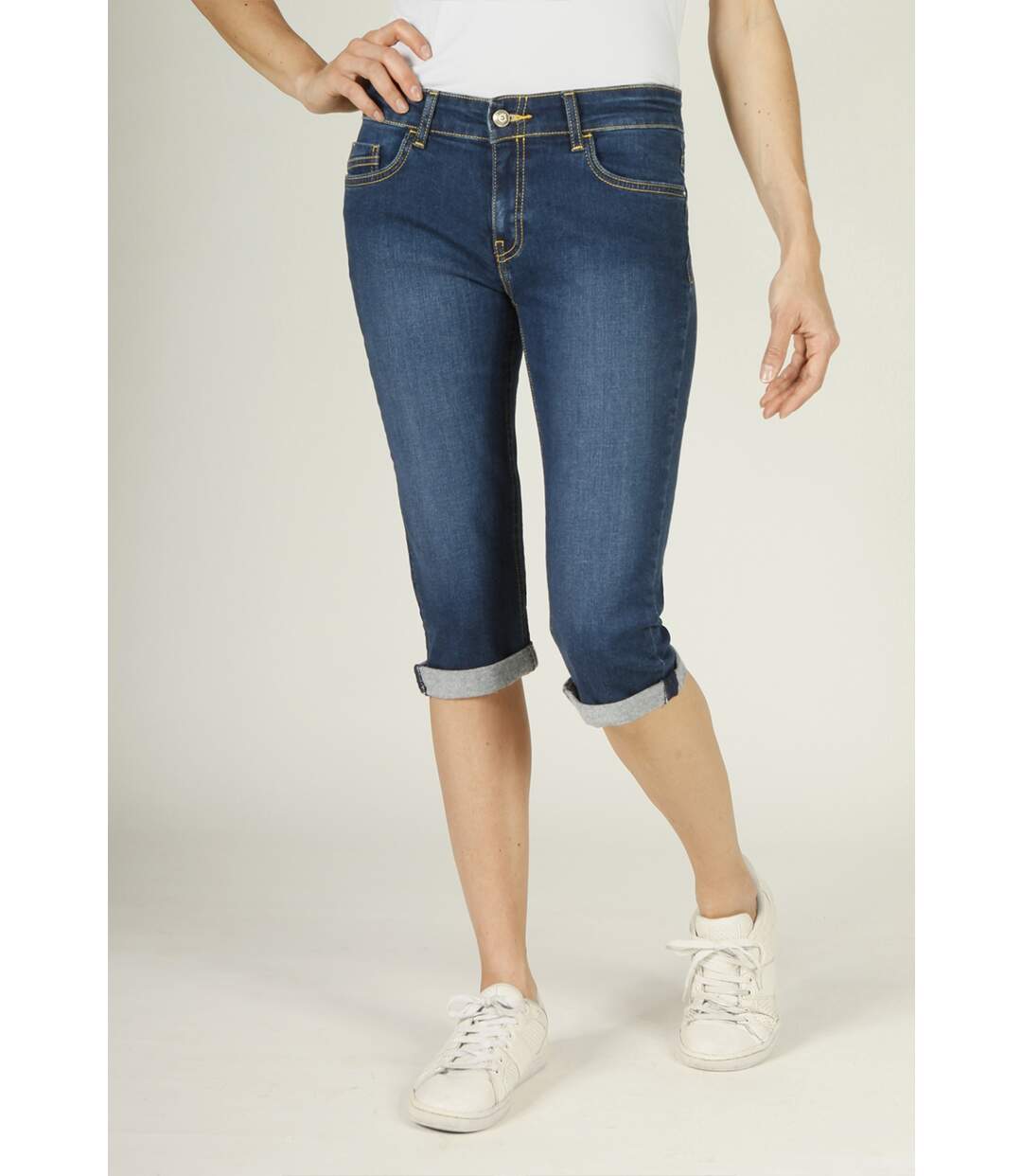 Pantacourt stretch slim EMMY MARINE