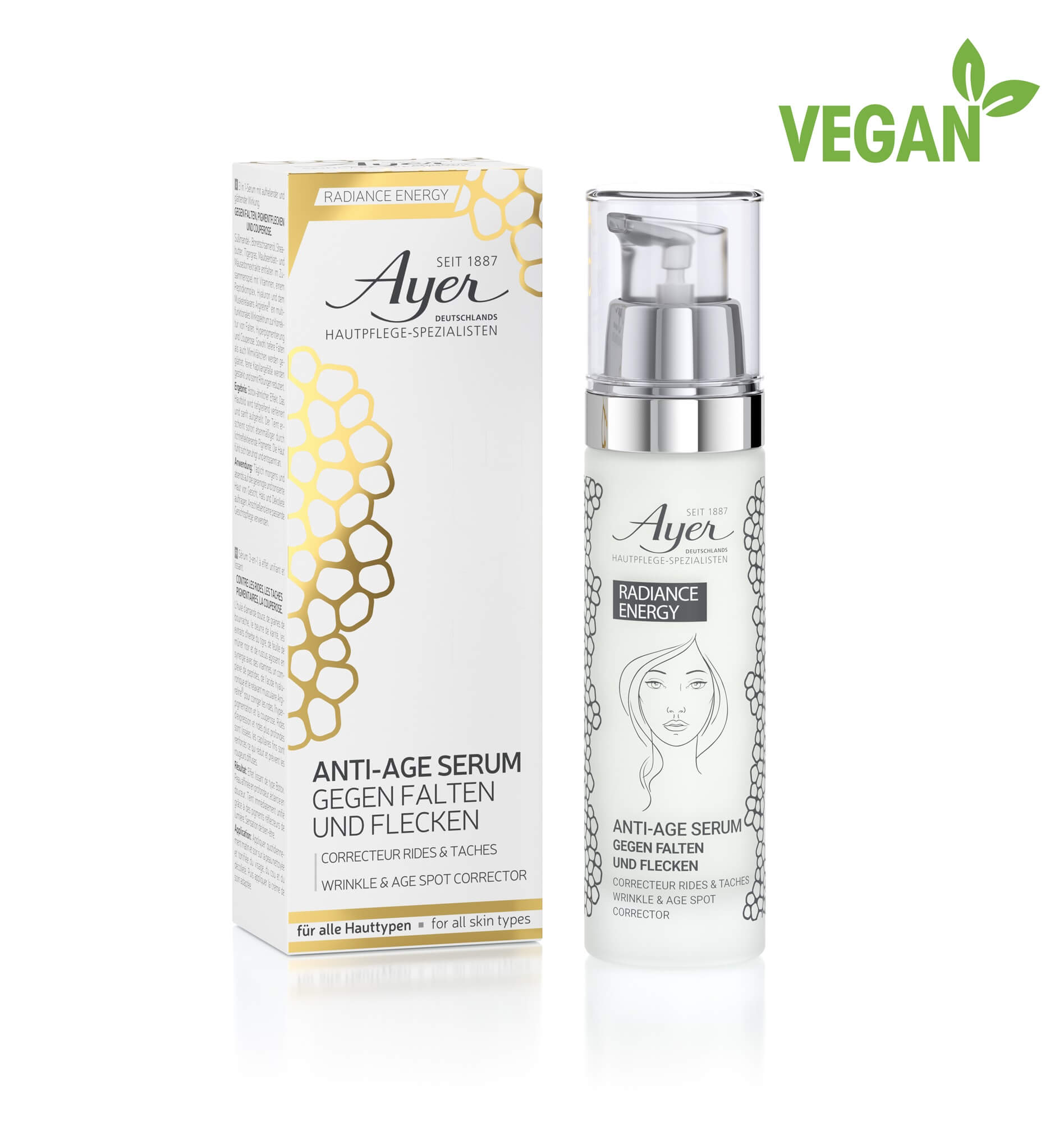 Radiance Energy Anti-Age Serum gegen Falten & Flecken