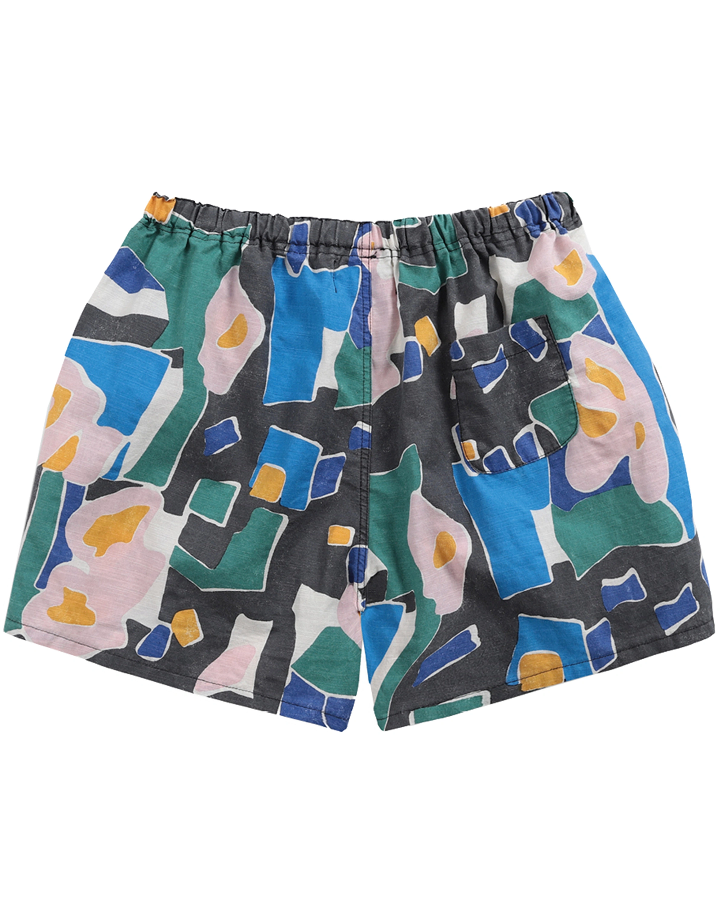 Shorts STAINS in offwhite/blue