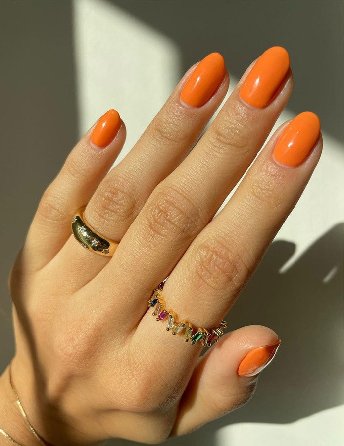 Le Mini Macaron Single Gel Polish Papaya Sorbet 10ml