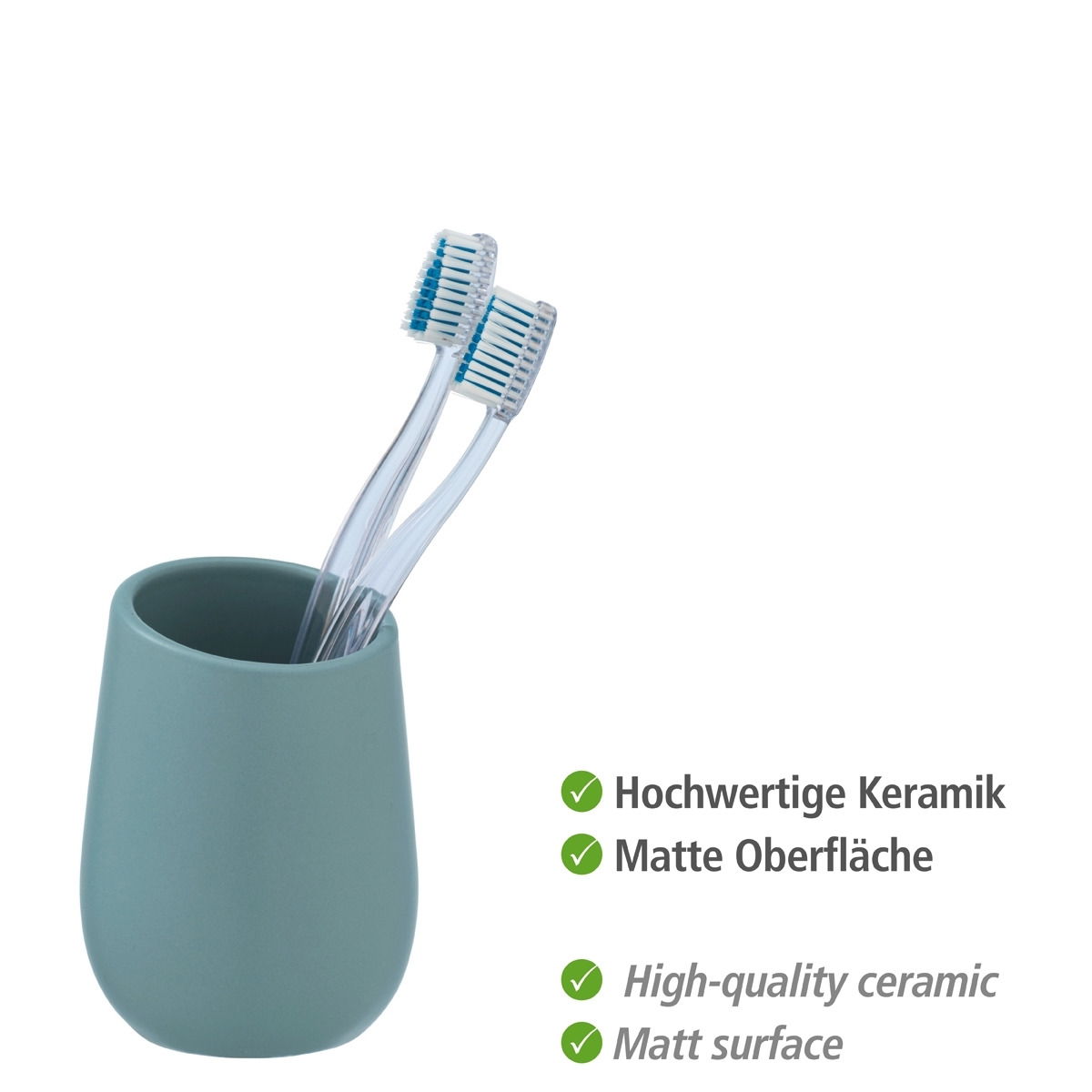 Wenko Keramik Bad-Accessoire-Set BADI