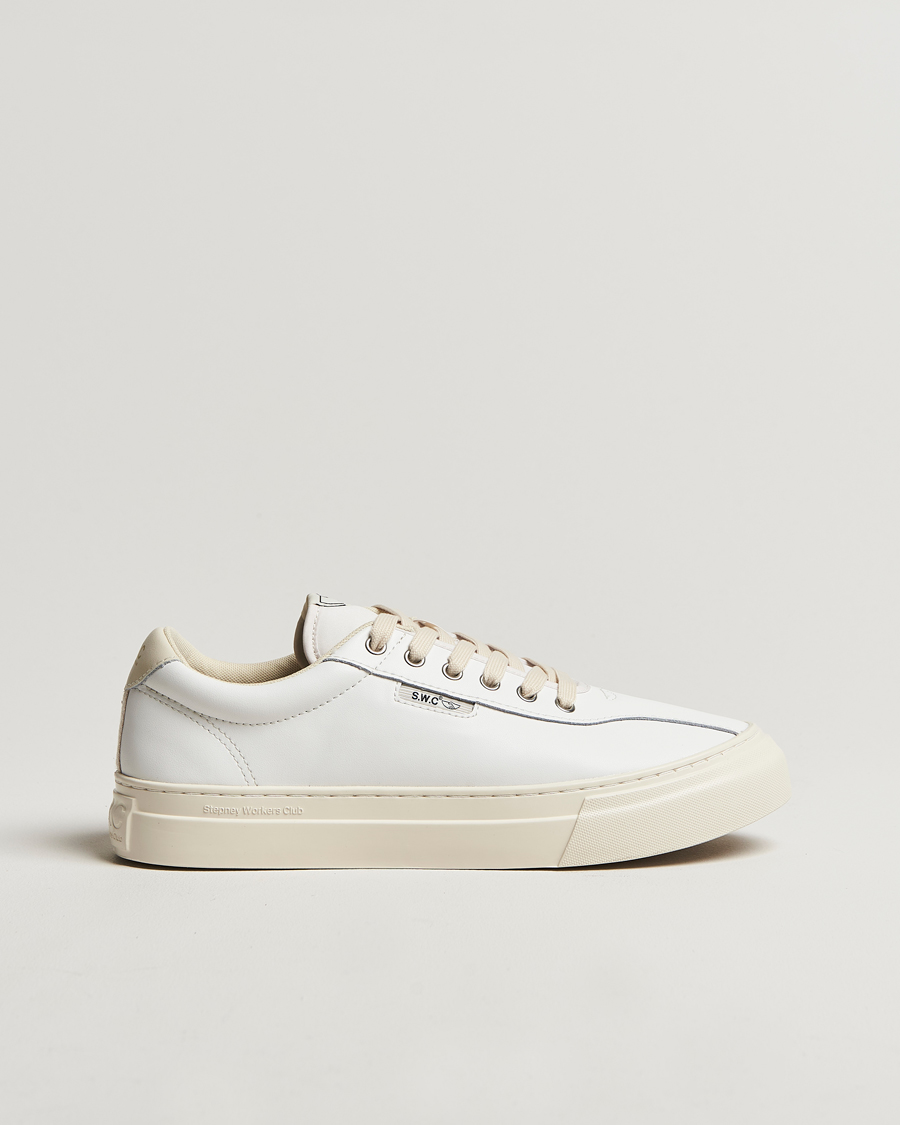 Stepney Workers Club Dellow 02 Cupsole Leather Sneaker White