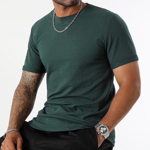 Tee Shirt Oversize Vert Foncé