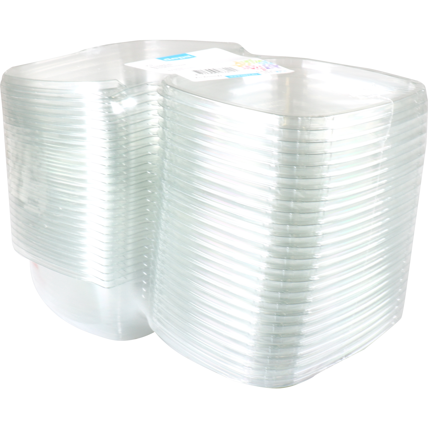 Depa Squarepac, 375ml, gerecycled PET, transparant