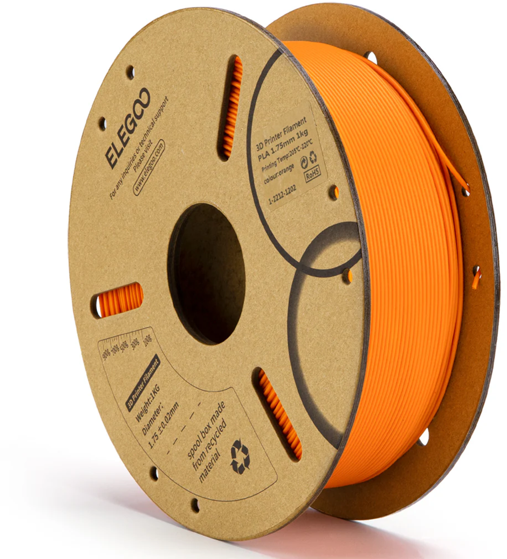 Elegoo  PLA Orange, 1,75 mm / 1000 g    Anfängerfreundliches PLA in Orange