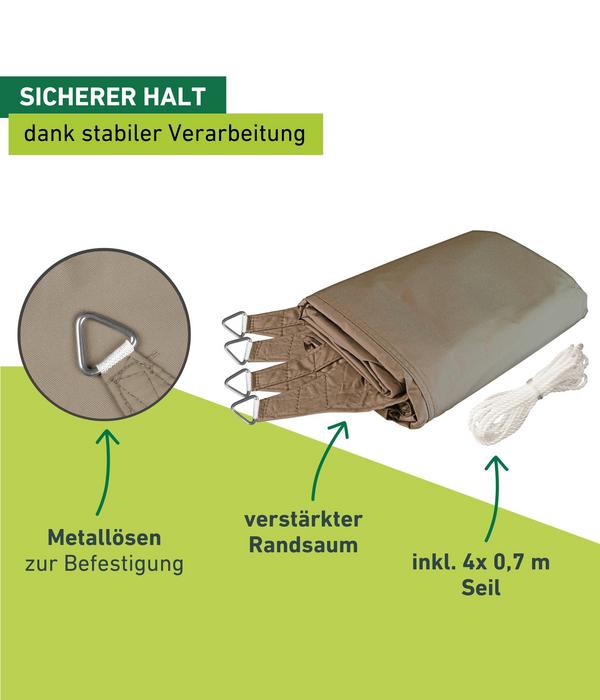 Windhager Sonnensegel Cannes, rechteckig, ca.