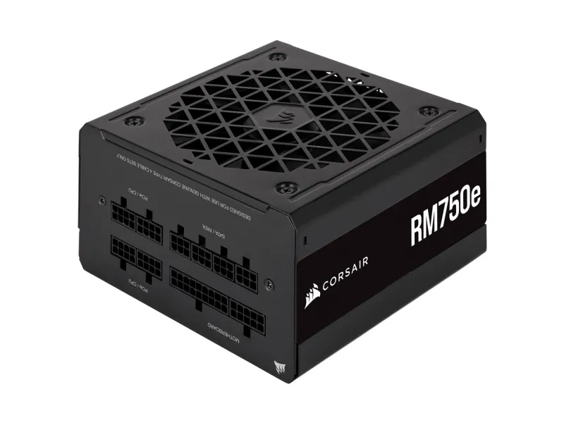 CORSAIR RMe Series RM750e - Strømforsyning (intern) - ATX12V 3.0/ EPS12V - 80 PLUS Gold - AC 100-240 V - 750 Watt - Europa