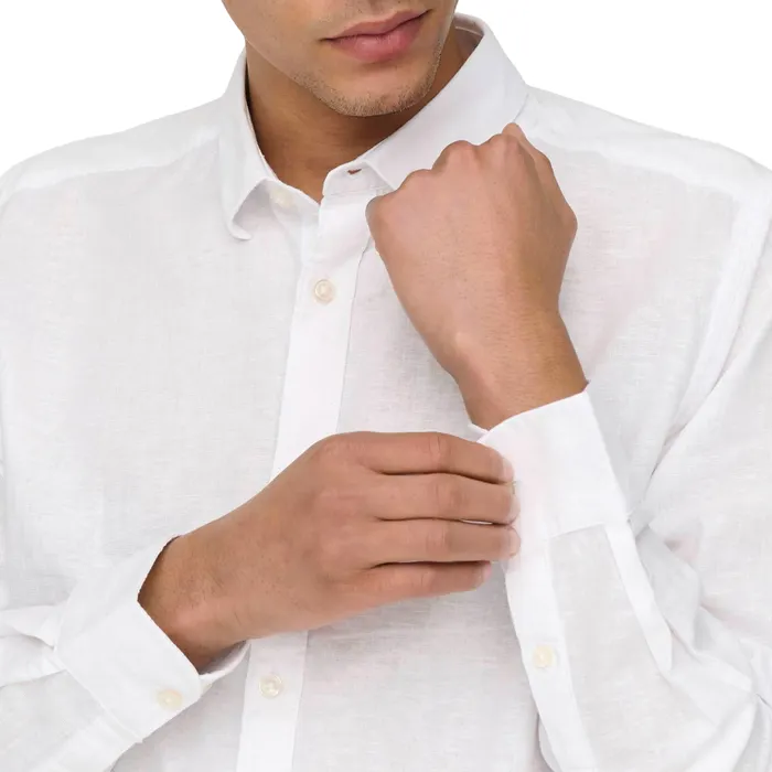 Only & Sons Caiden LS Solid Linen Overhemd Heren