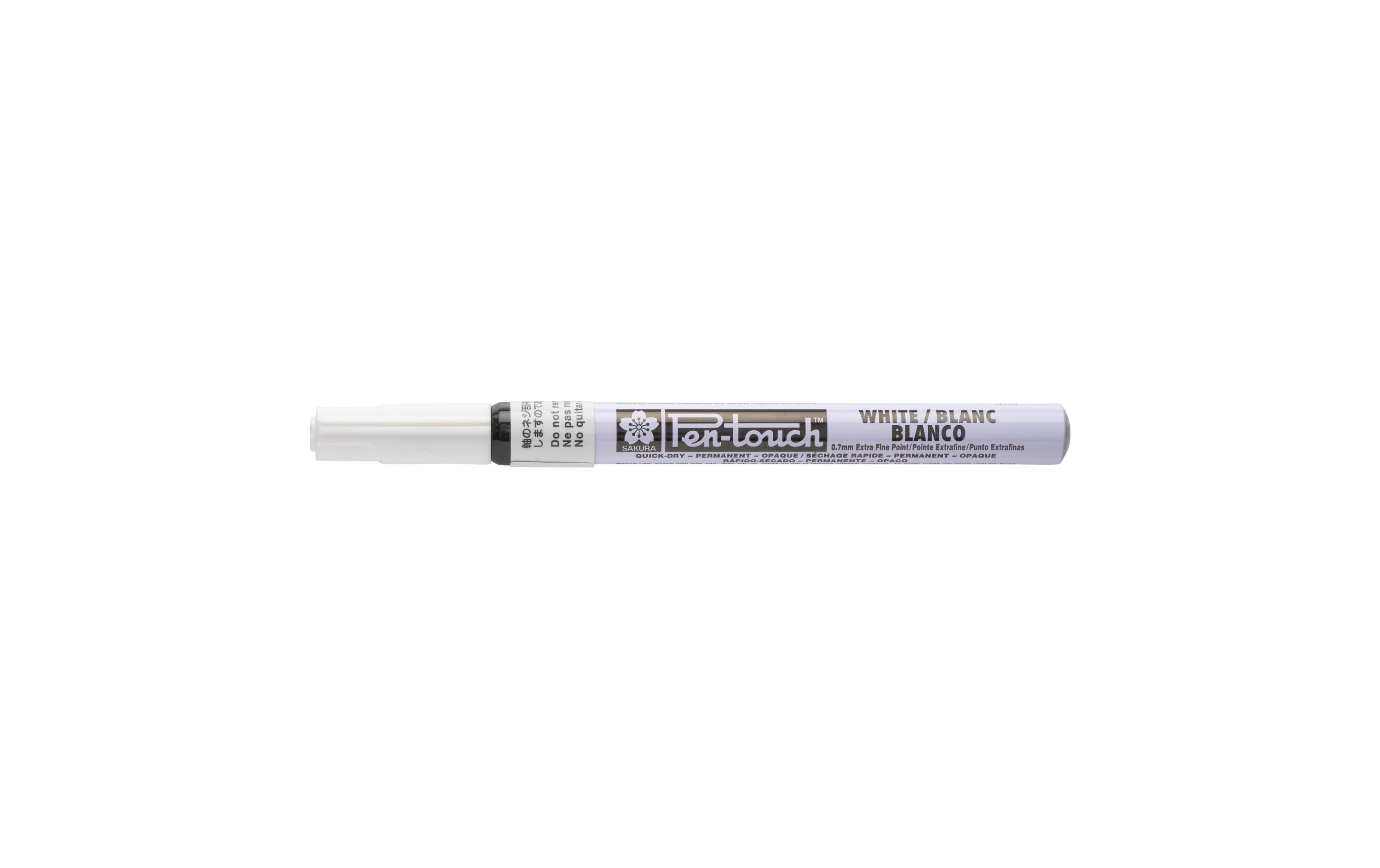 Lackmarker Pen-Touch 0.7 mm, extrafein, WeissPermanent Marker in tollen Farben