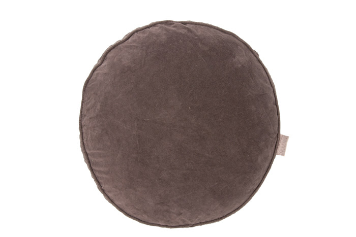 Kussen Emma Kussen rond Aubergine 40 cm