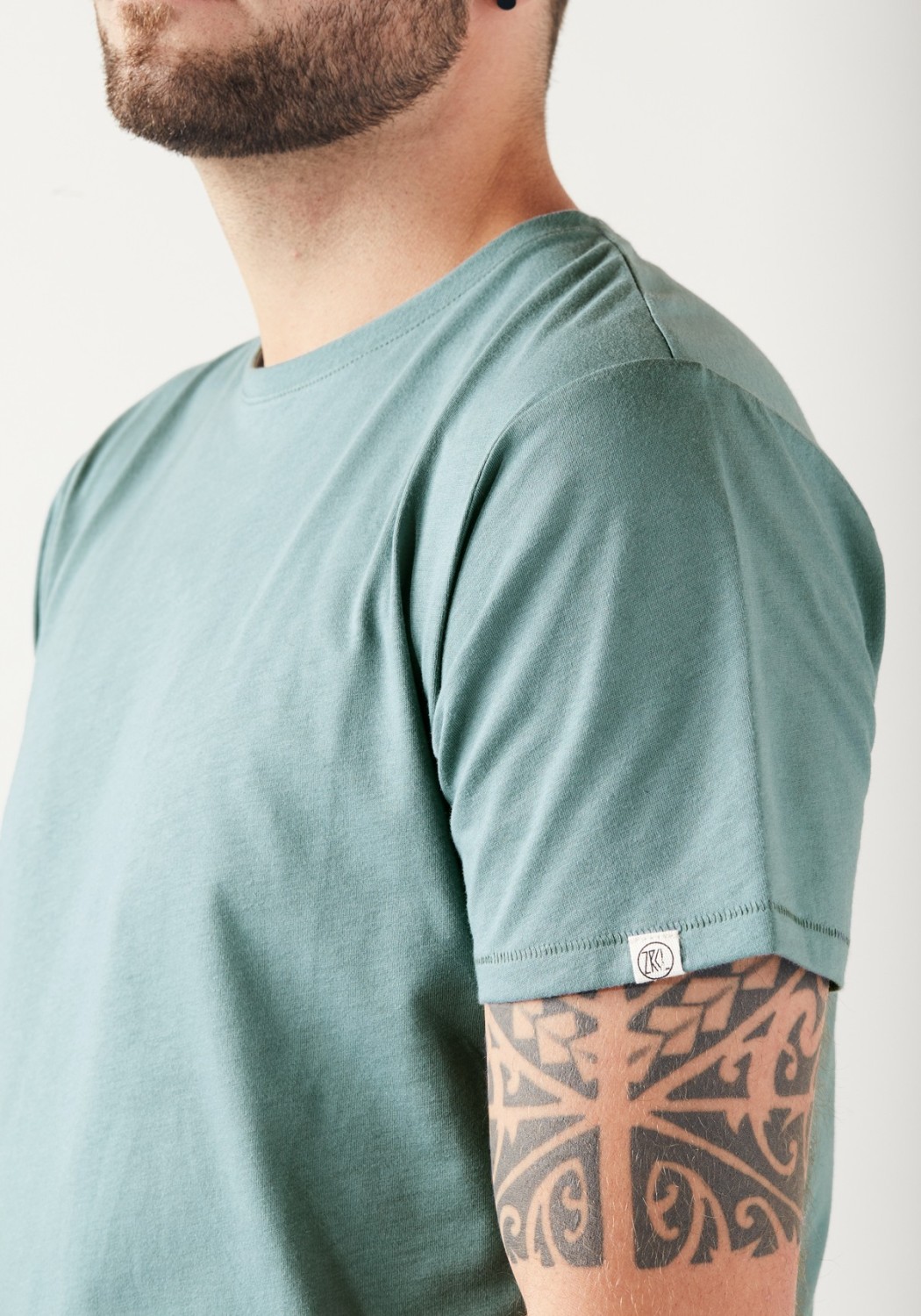 WE ARE ZRCL Herren-T-Shirt Basic Steel Blue
