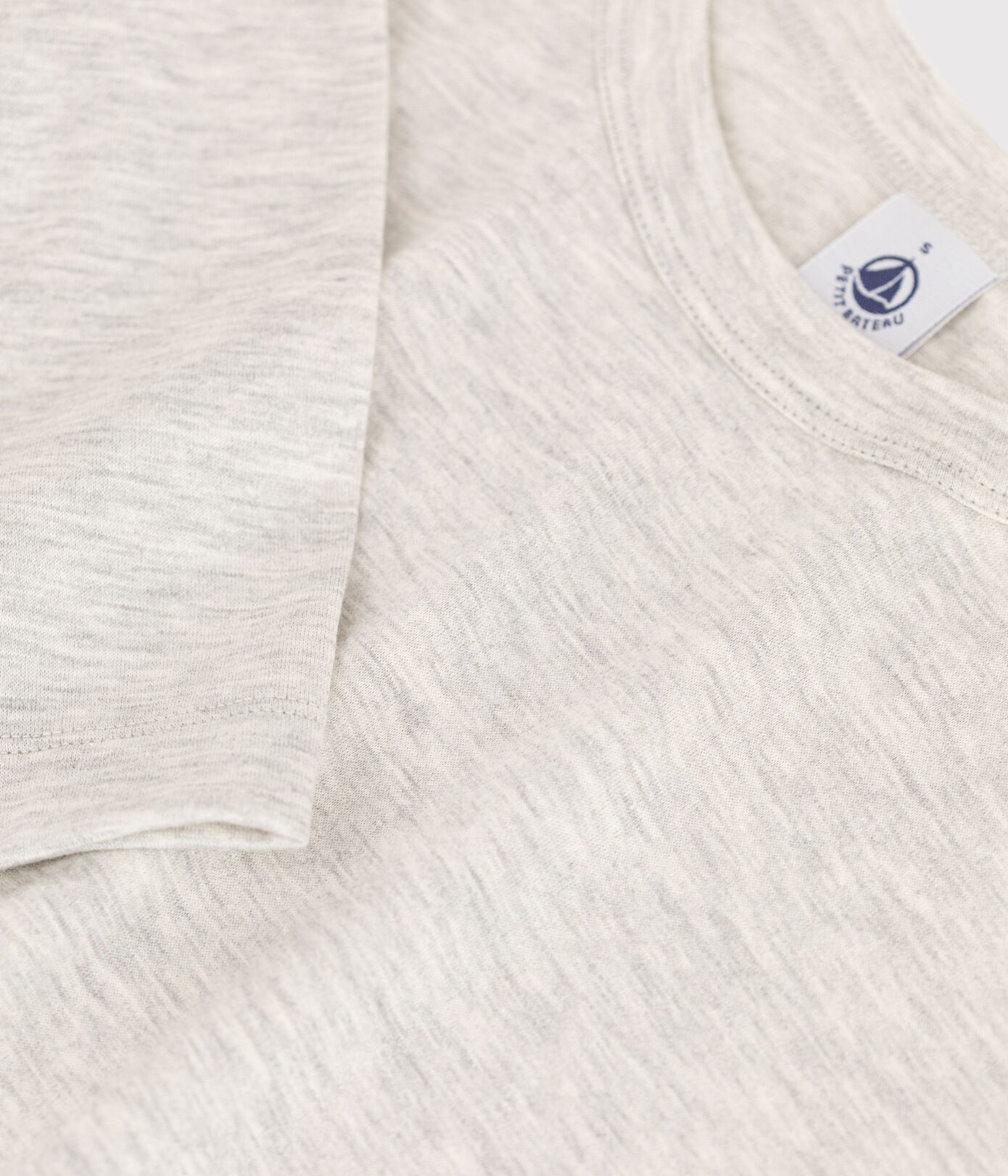 Tee-shirt L'ICONIQUE chaud col rond en coton Femme