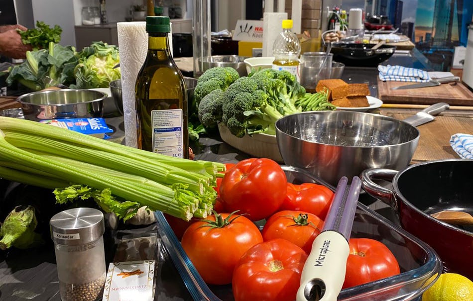 Vegetarischer Kochkurs in Bad Vilbel als Geschenkidee