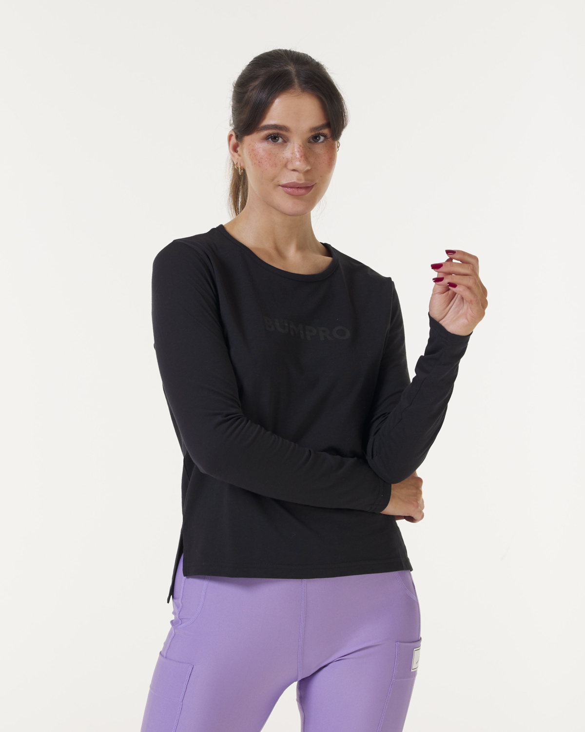 Bumpro Downtown Logo LS Black