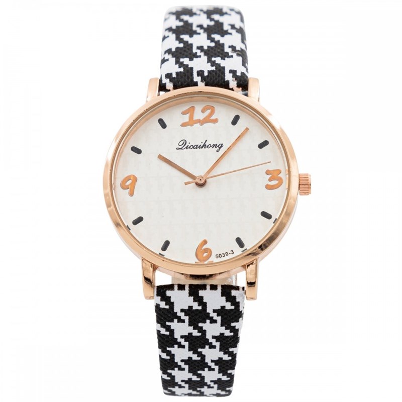 Montre Femme CHTIME bracelet Cuir Noir