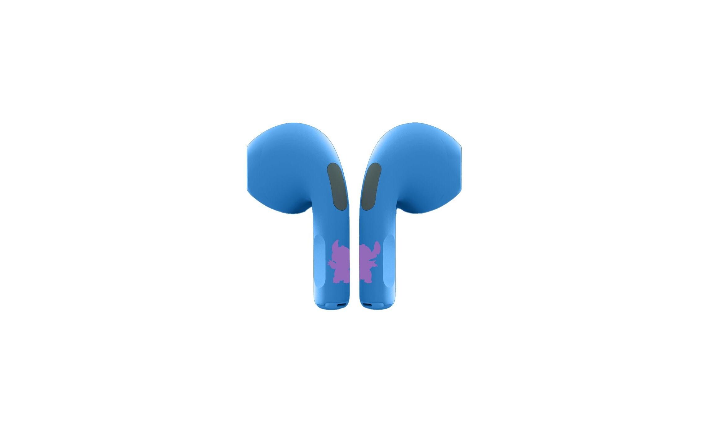 Kabellose Bluetooth-Kopfhörer Stitch BlauDisney Kopfhörer mit Ladebox
