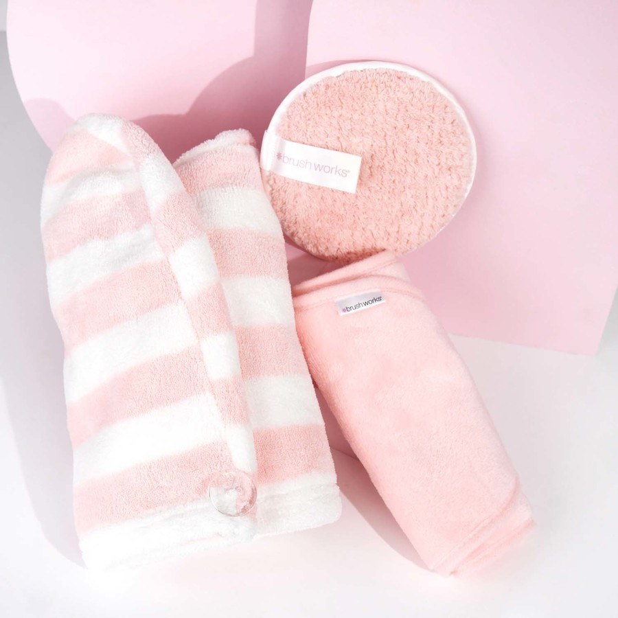 Brushworks Cleanse & Pamper Set 3pcs