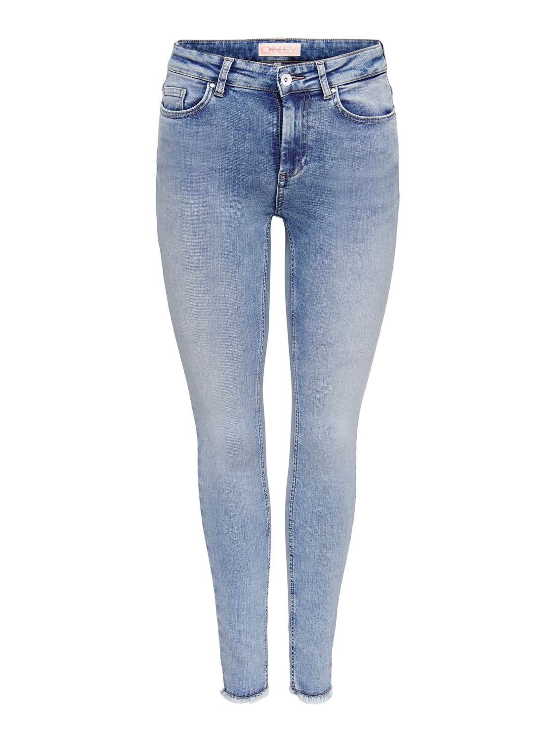 ONLBLUSH Mittlere Taille Skinny Fit Jeans Medium Blue Denim
