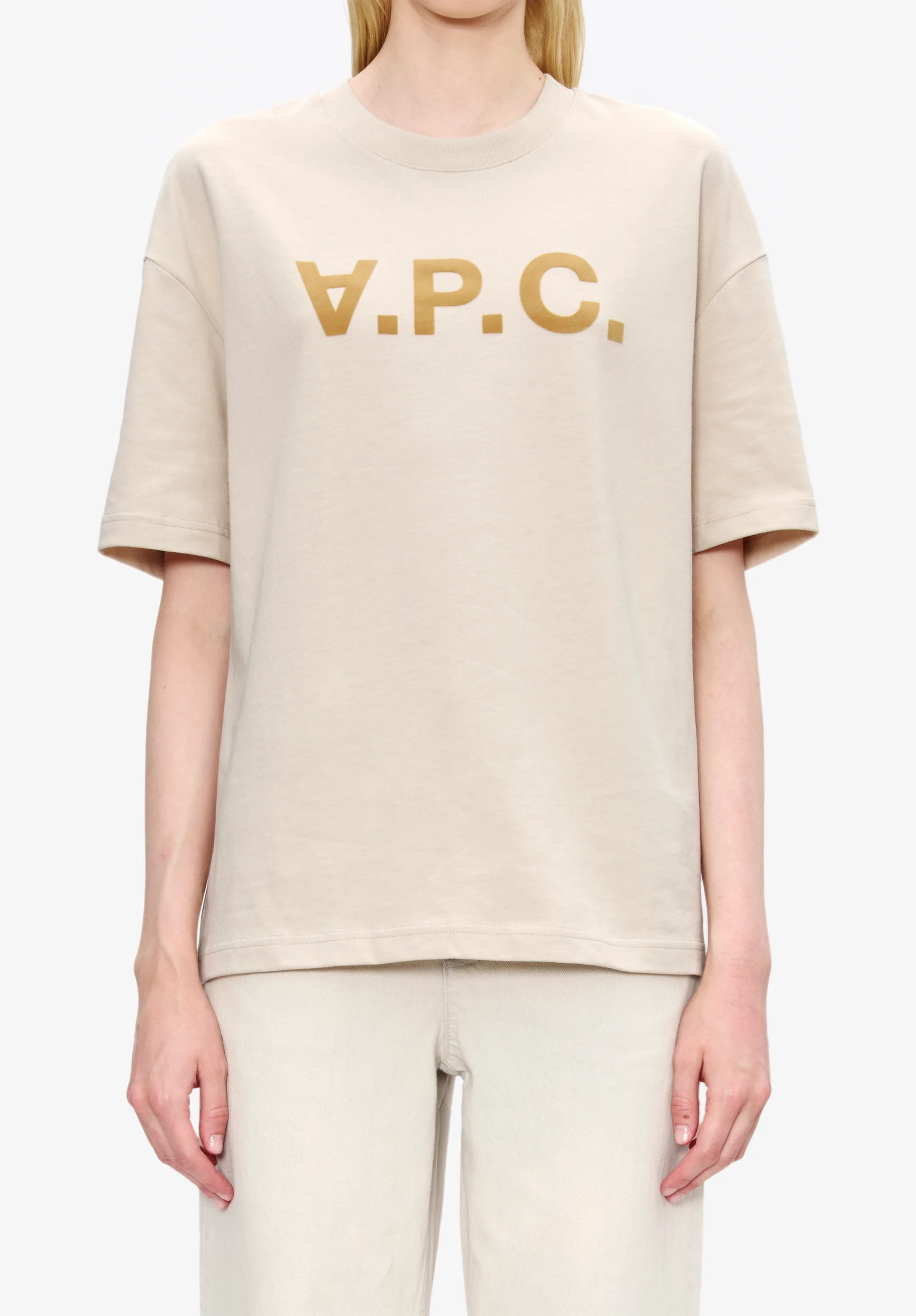 t-shirt ample manches courtes vpc - Ecru