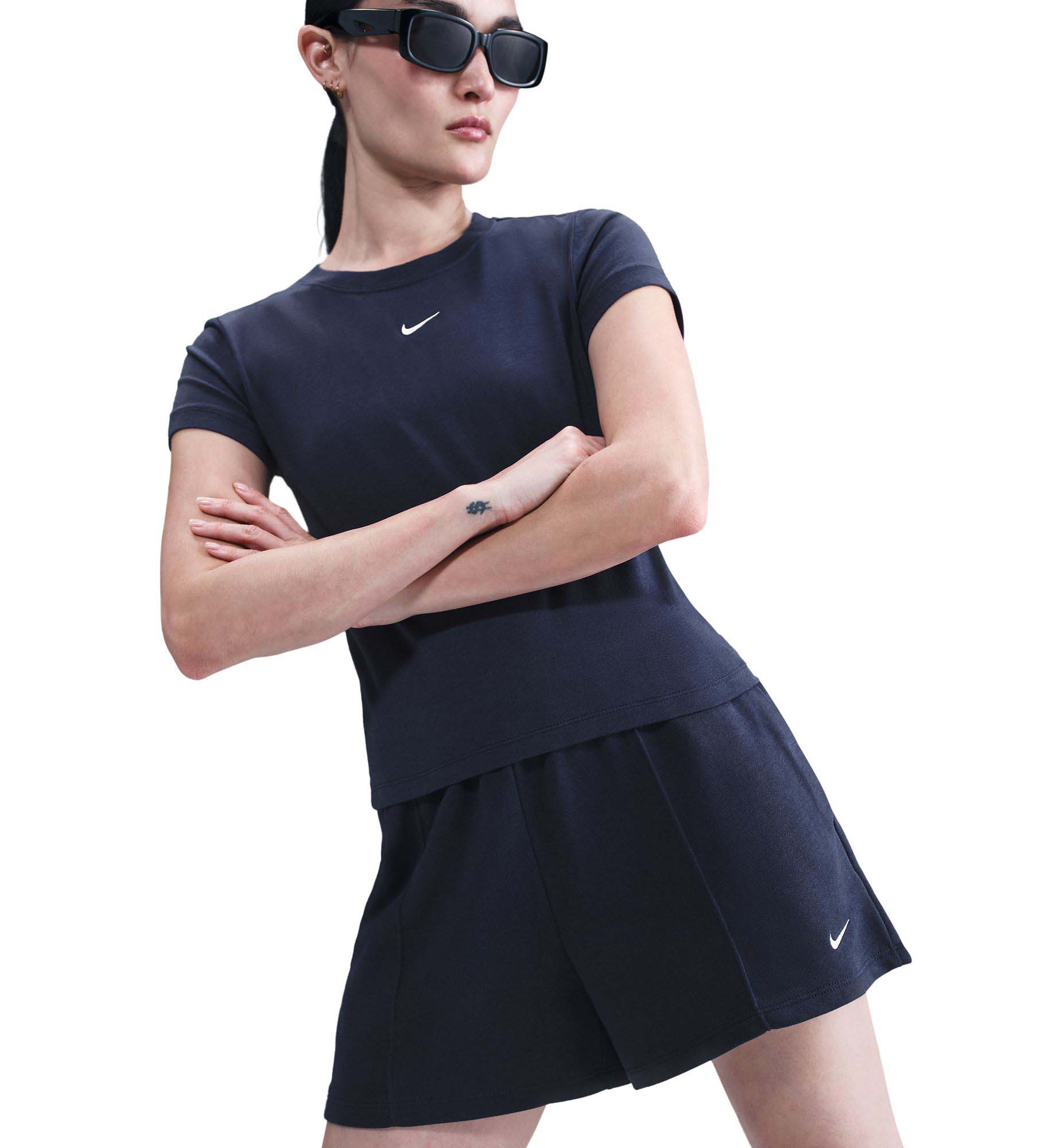 Sportswear Chill Terry 4'' Shorts Dame 410/Midnight Navy/Sail