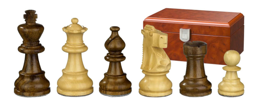 Philos Schachfiguren Napoleon, Königshöhe 65 mm