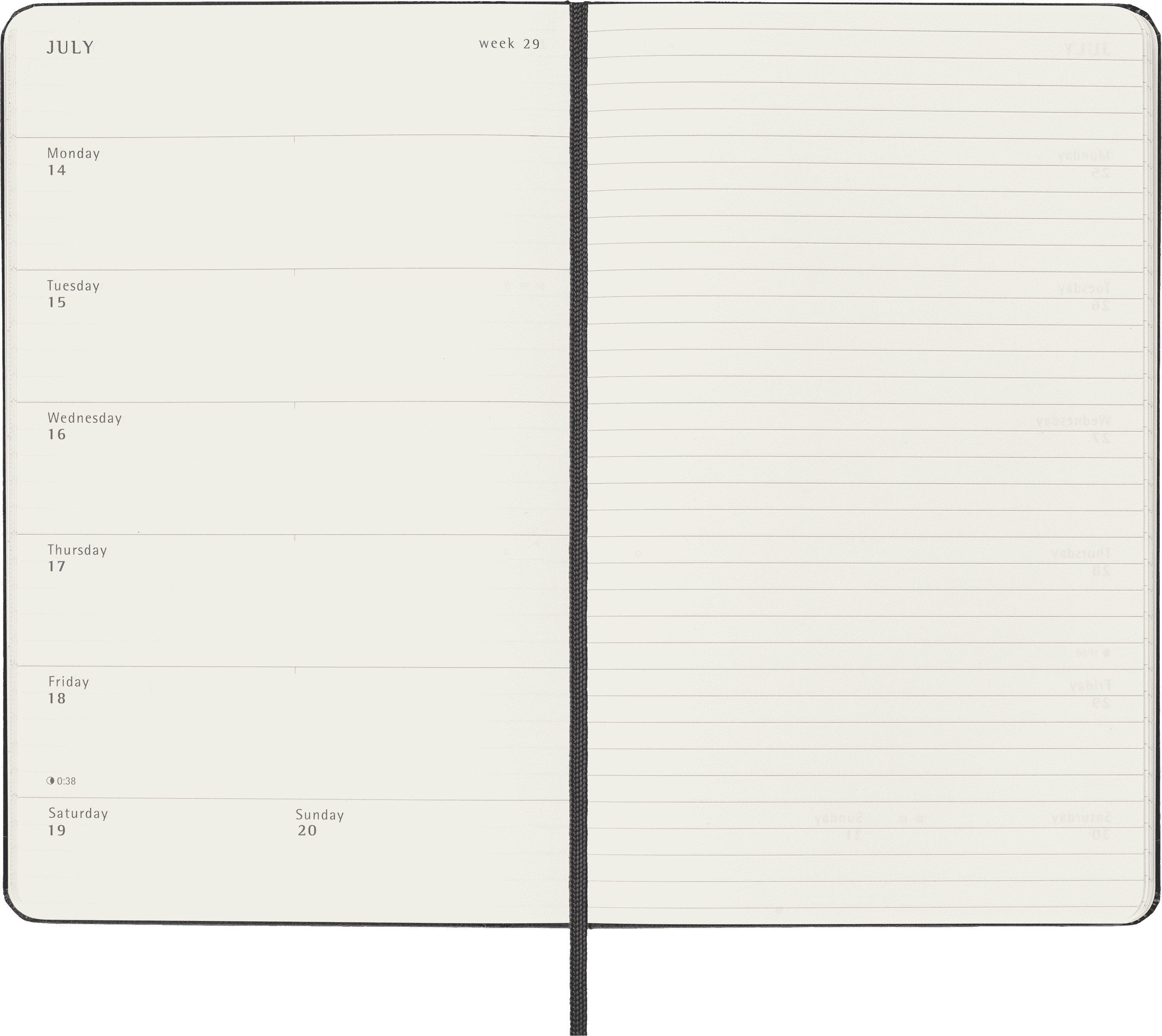 Classic Planner 2025 Large Weekly, hard cover, 12 months