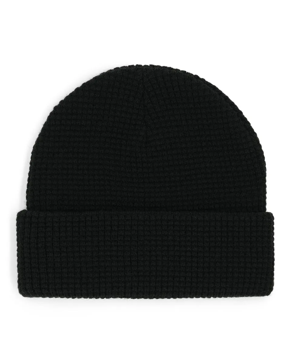 Simms Simms Everyday Waffle Knit Beanie Black