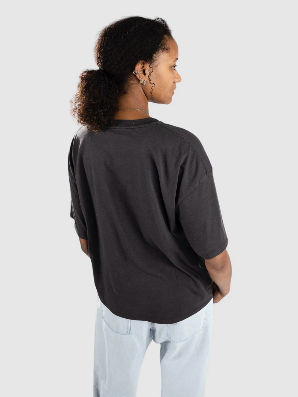 Rip Curl Slow Down Heritage T-Shirt washed black