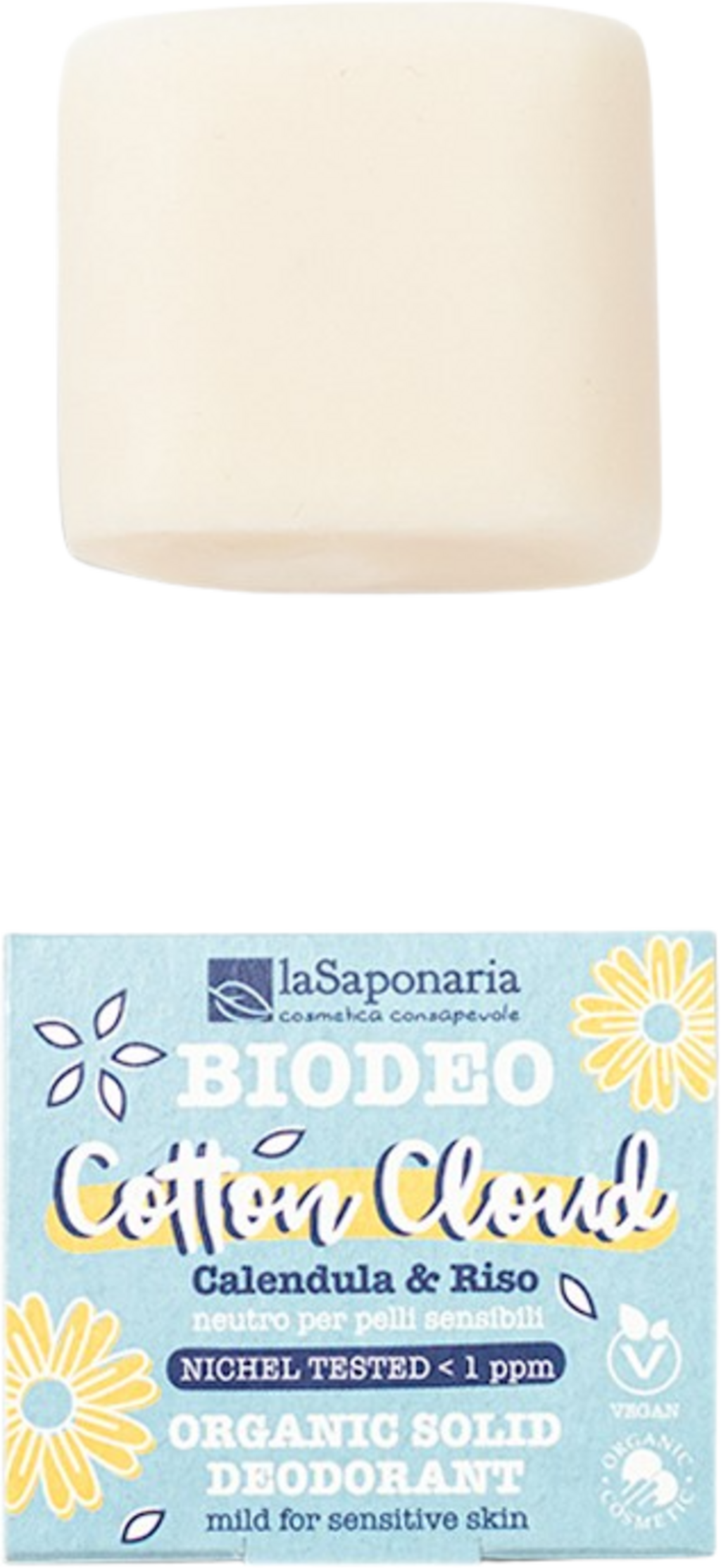 La Saponaria  BIODEO Cotton Cloud Festes Deodorant, 40 ml