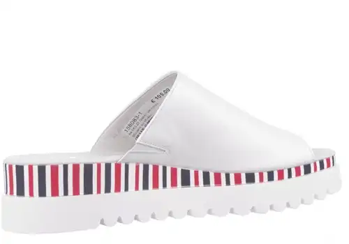 64.663.21 Gabor wit combi - maat 9.5 slipper wit combi - maat 9.5 Calandschoen