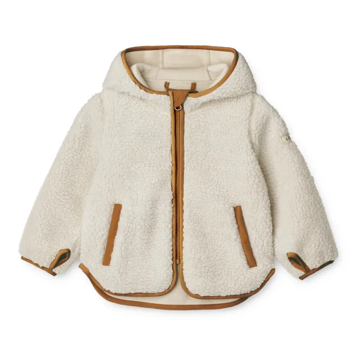 Liewood Veste Matières Recyclées Façon Fourrure Mara Bébé | Ecru