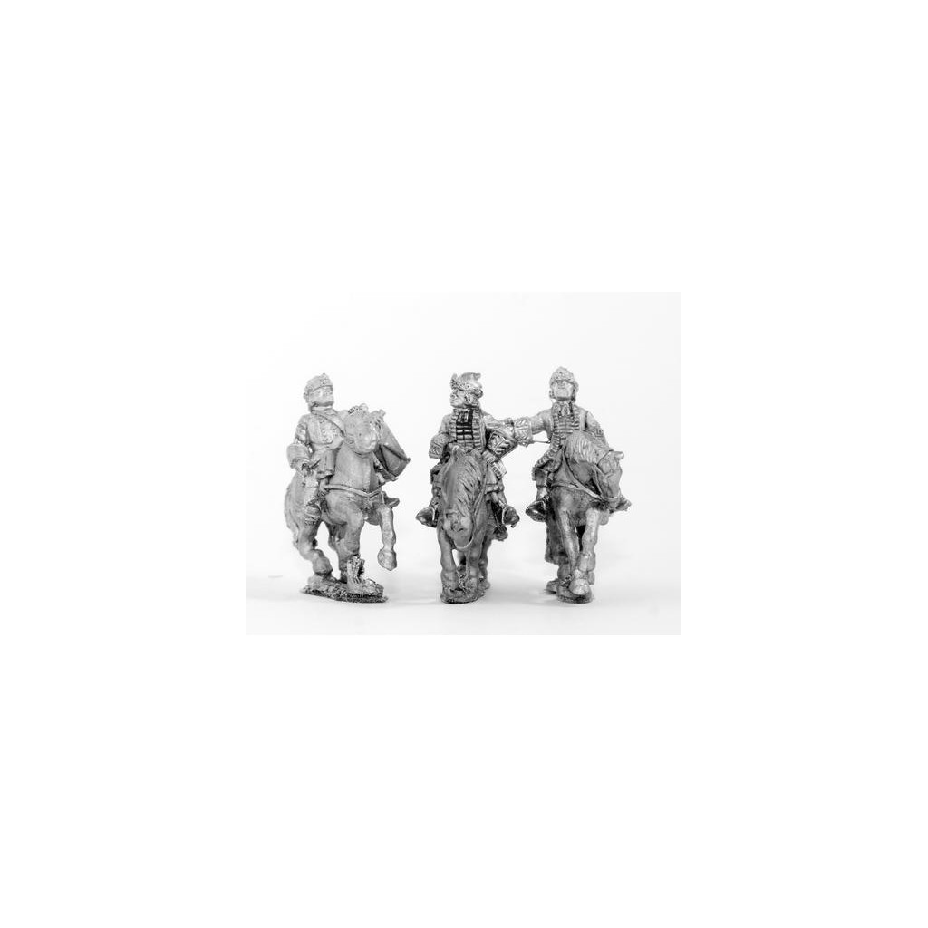 European Armies: Command: Mounted Grenadier Officer, Standard Bearer & Drummer (French)