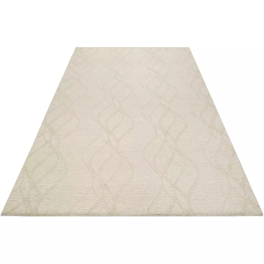 Wecon home Kurzflorteppich Hendrik creme beige