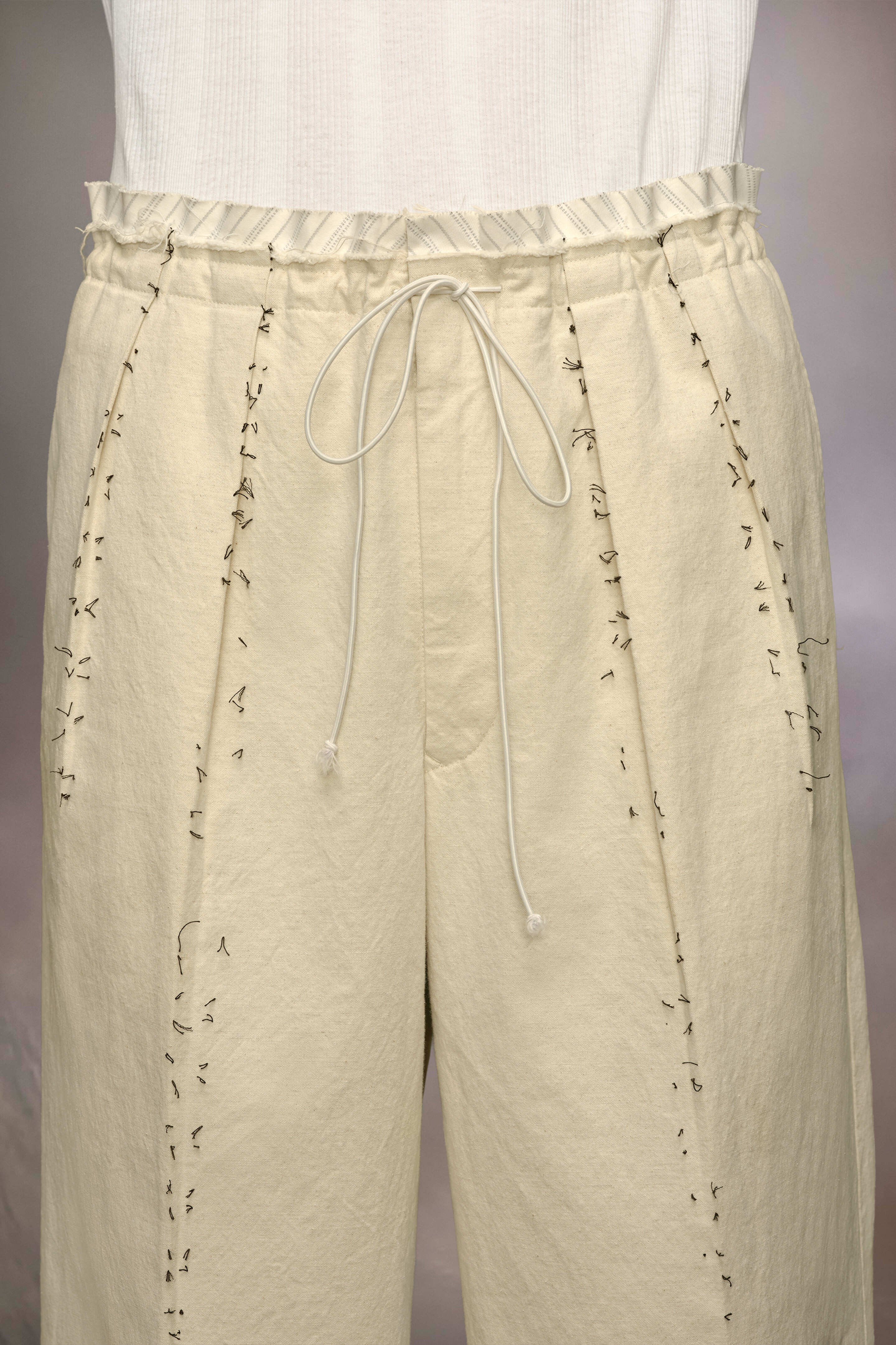 Pantalon Work-in-progress Ecru
