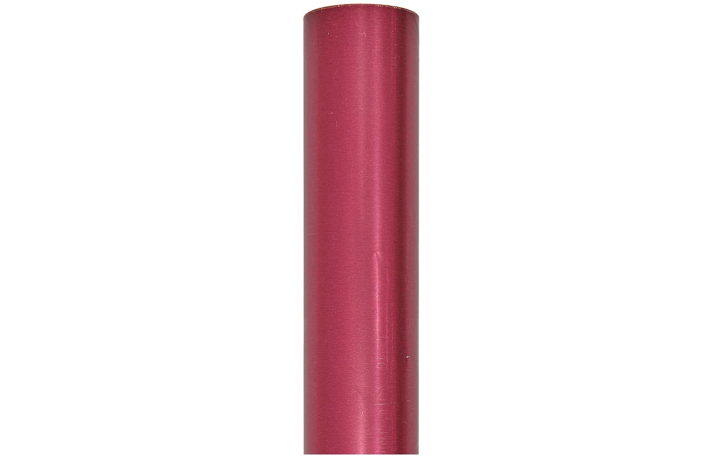 Geschenkpapier Metallic 70 cm, 1 Stück, Rot mattIdeales Geschenkpapier für jeden Anlass mit Metalliceffekt
