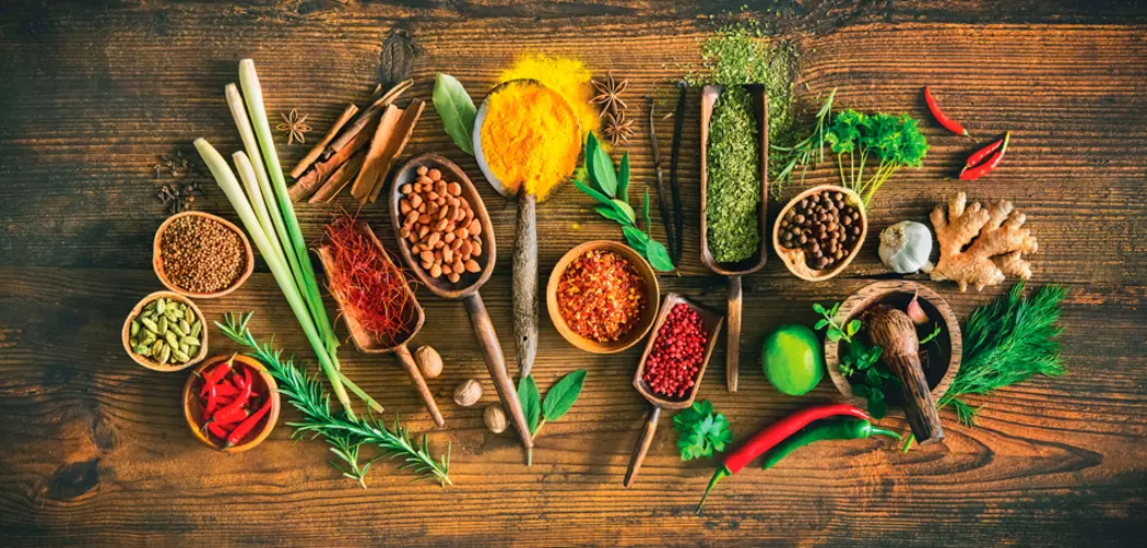 Wandbild 55 x 115 cm Herbs and Spices XIII