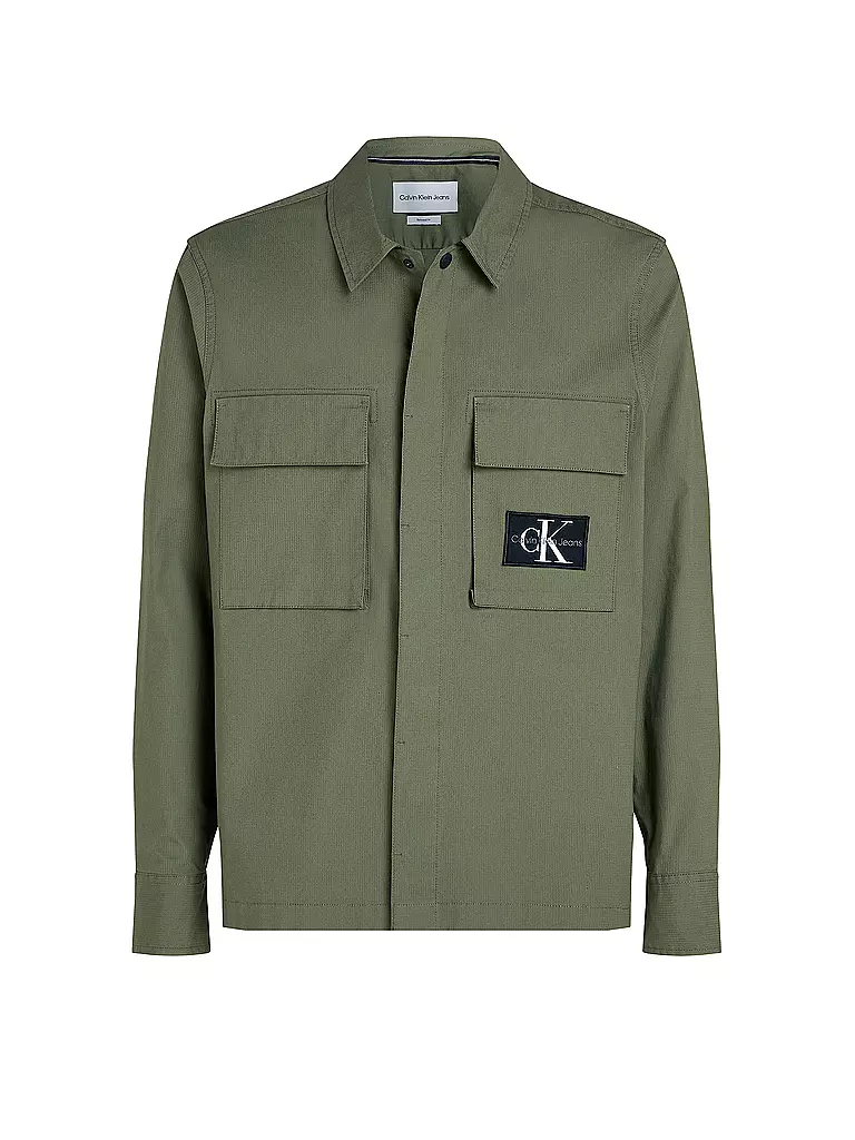 CALVIN KLEIN JEANS Overshirt UTILITY olive