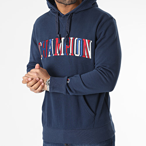Sweat Capuche 218508 Bleu Marine