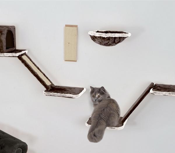 Silvio Design Katzen-Kletterwand, 8-teilig