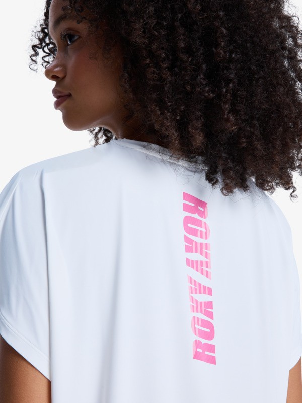 Move Free 2 Haut de sport manches courtes Blanc Femme