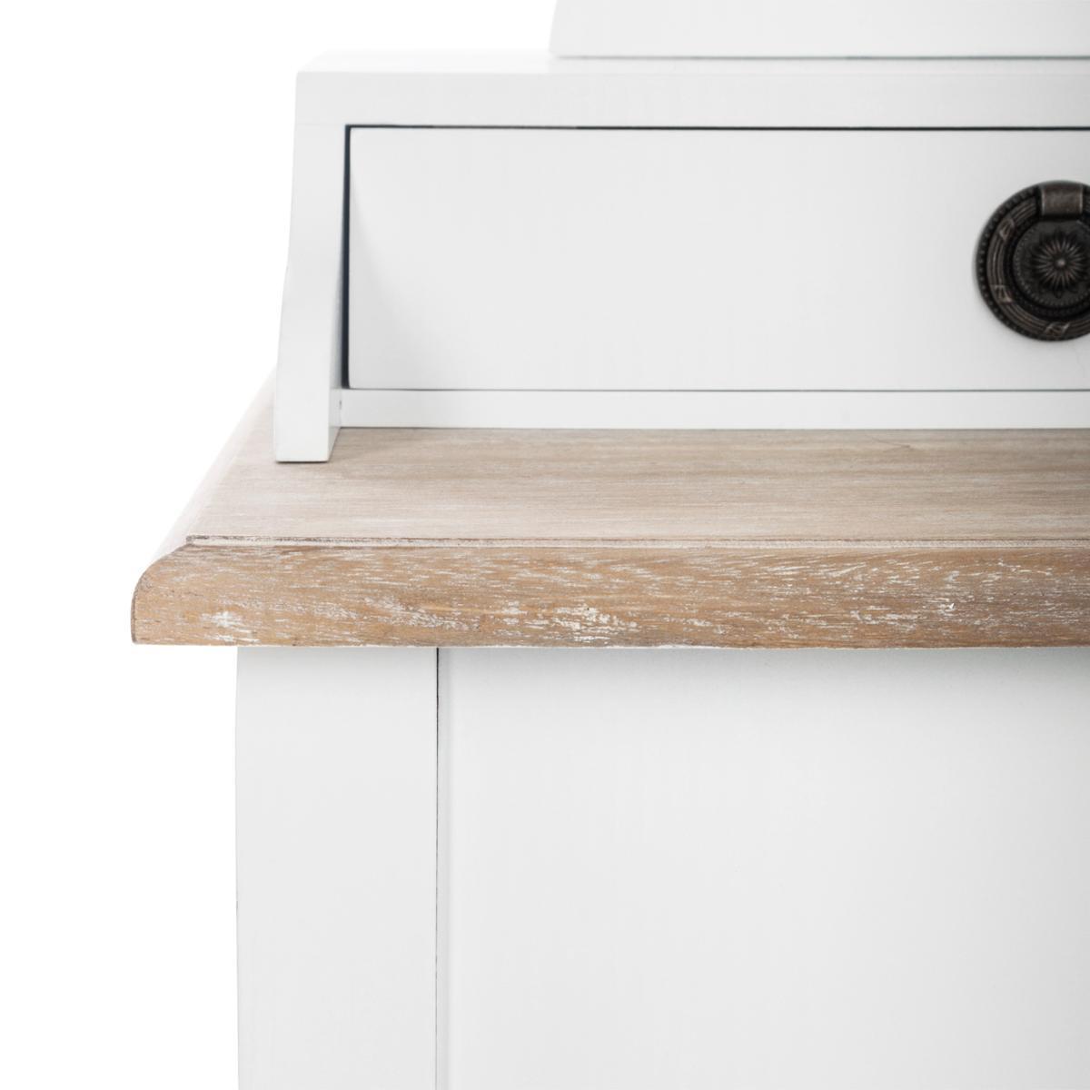 COIFFEUSE CHRYSA 3 TIROIRS BLANC