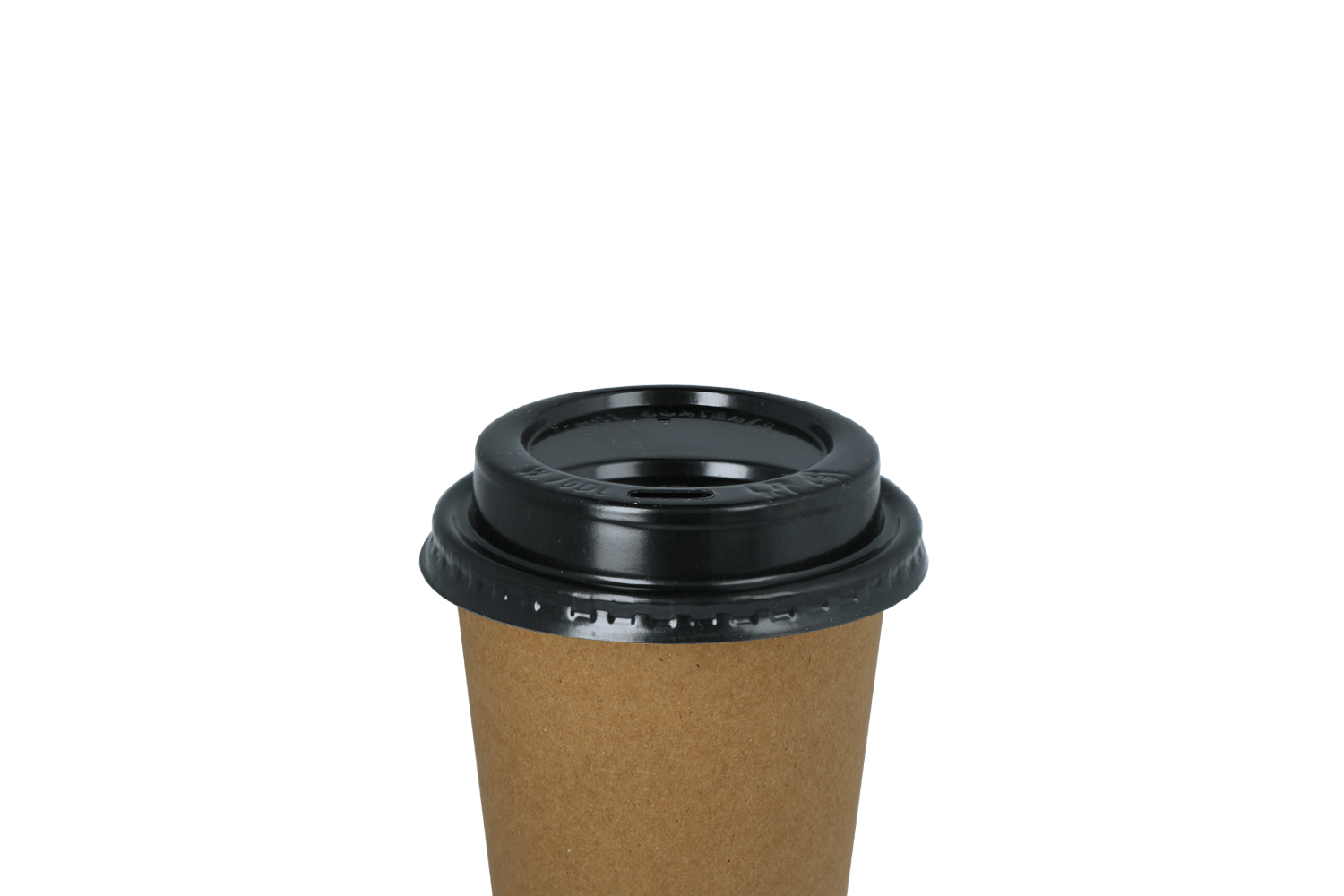 Koffiebeker deksels zwart Ø70mm