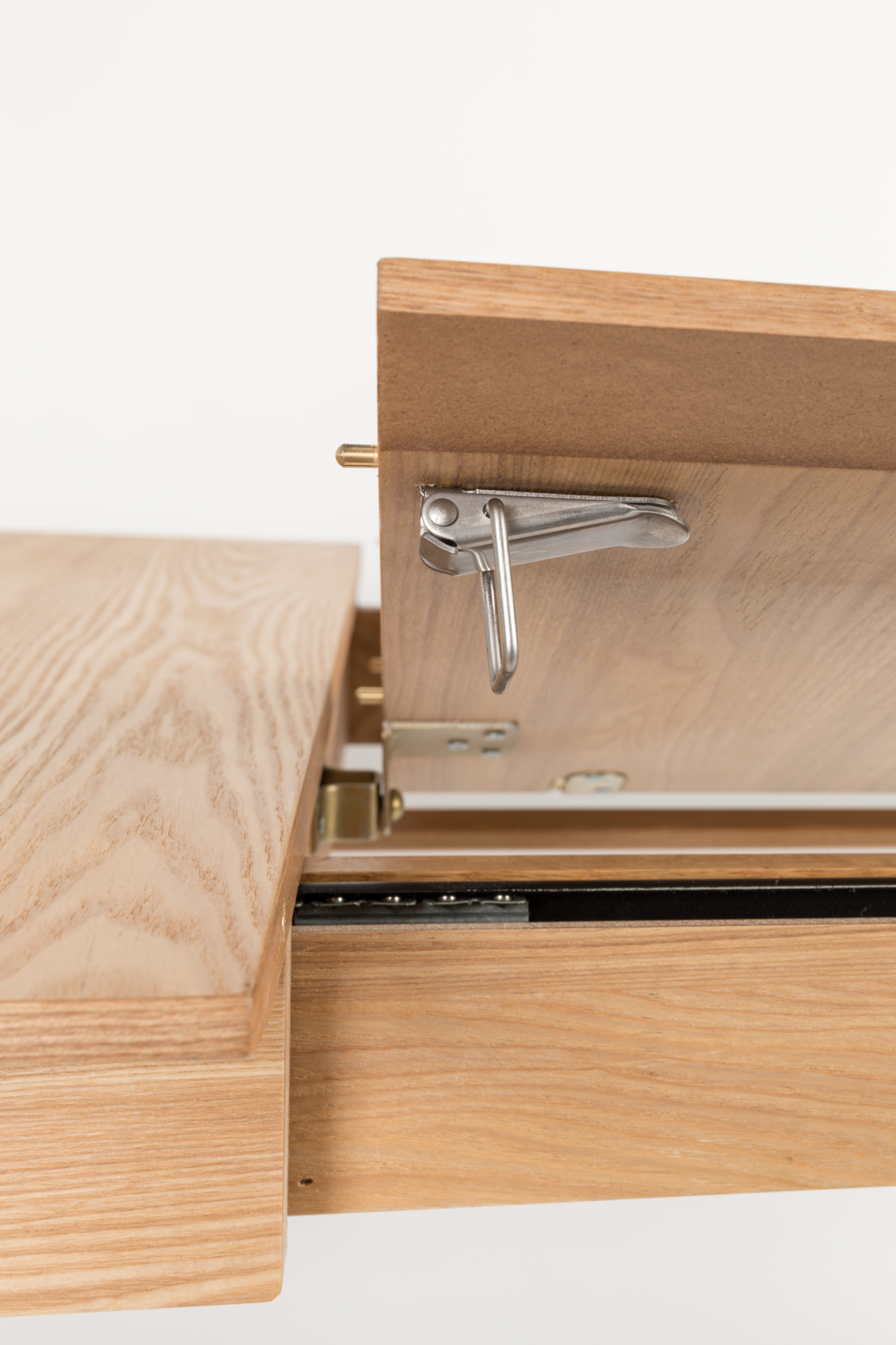 Eettafel Glimps rechthoekig uitschuifbaar naturel 120-160 x 80
