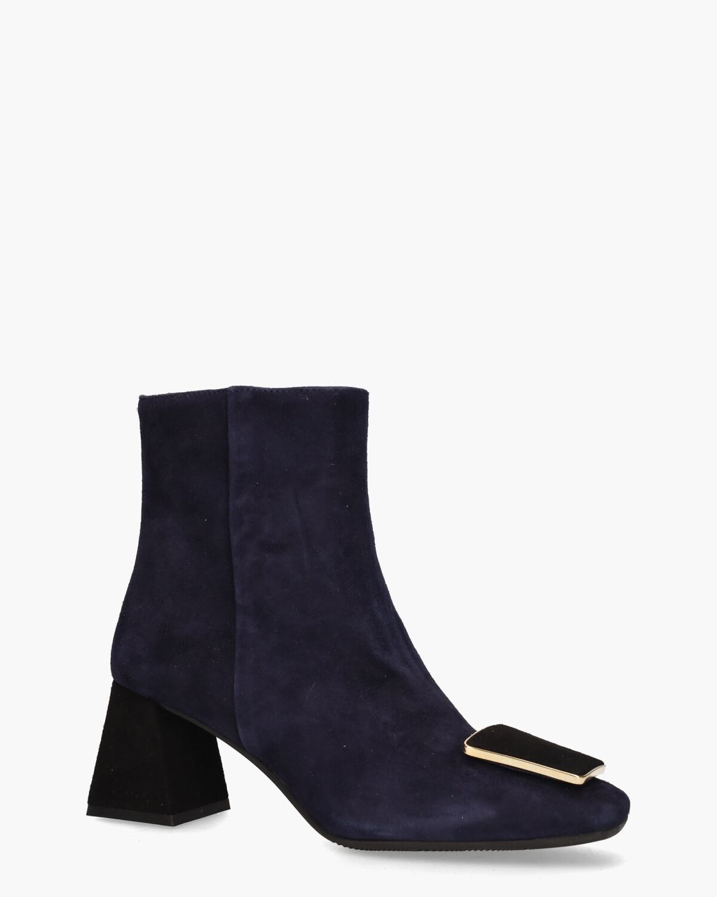 Evaluna 6537 Donkerblauw/Zwart Dames Enkelboots