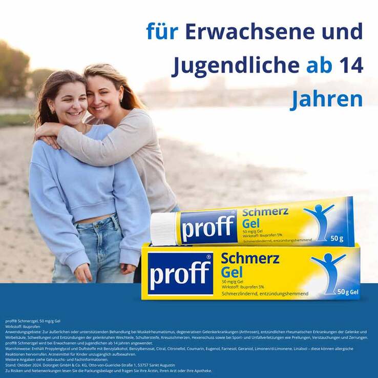Proff Schmerzgel 50 mg/g, 50 g