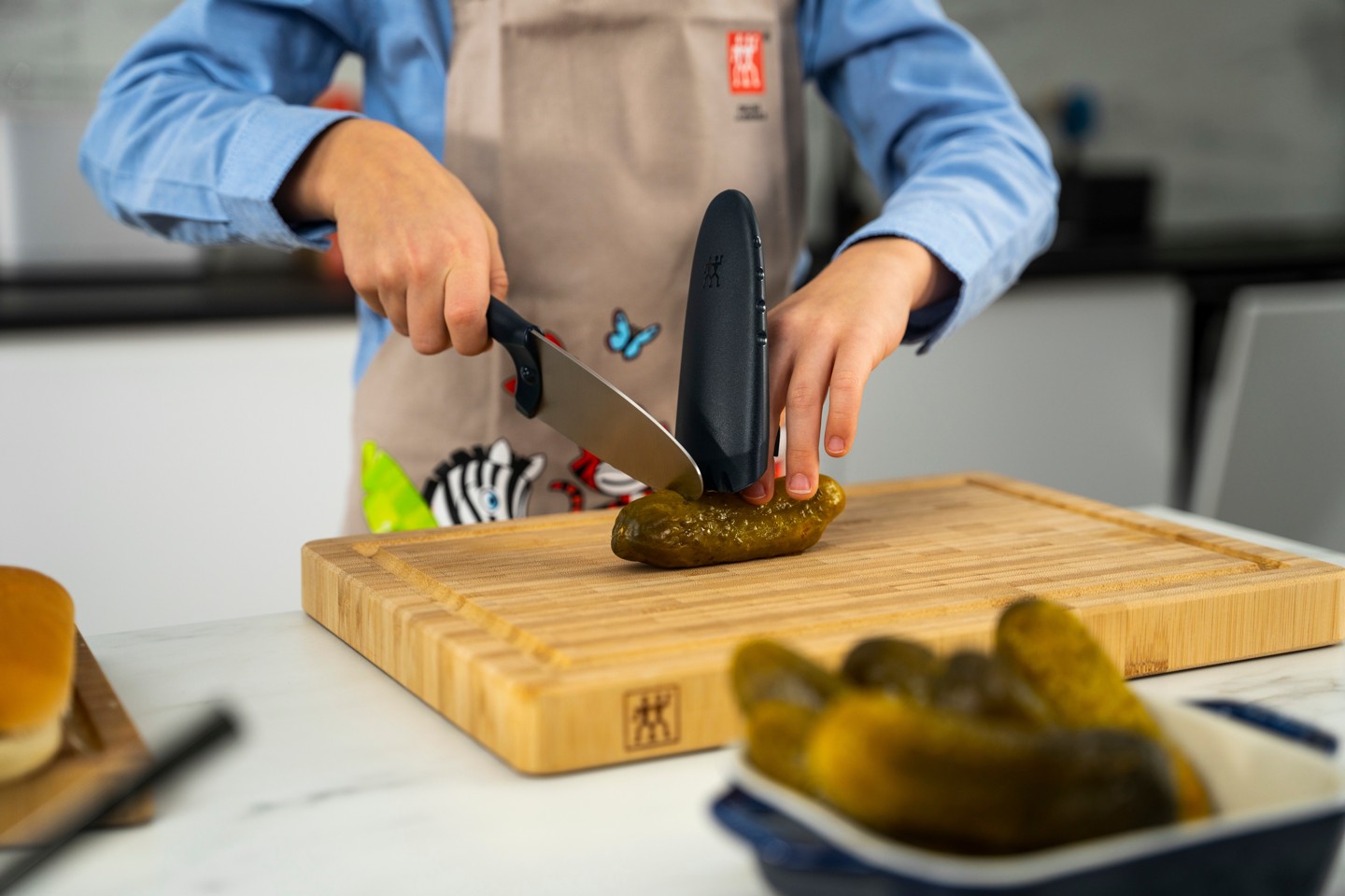 Zwilling - Twinny Kokkekniv - Blå - 10 cm