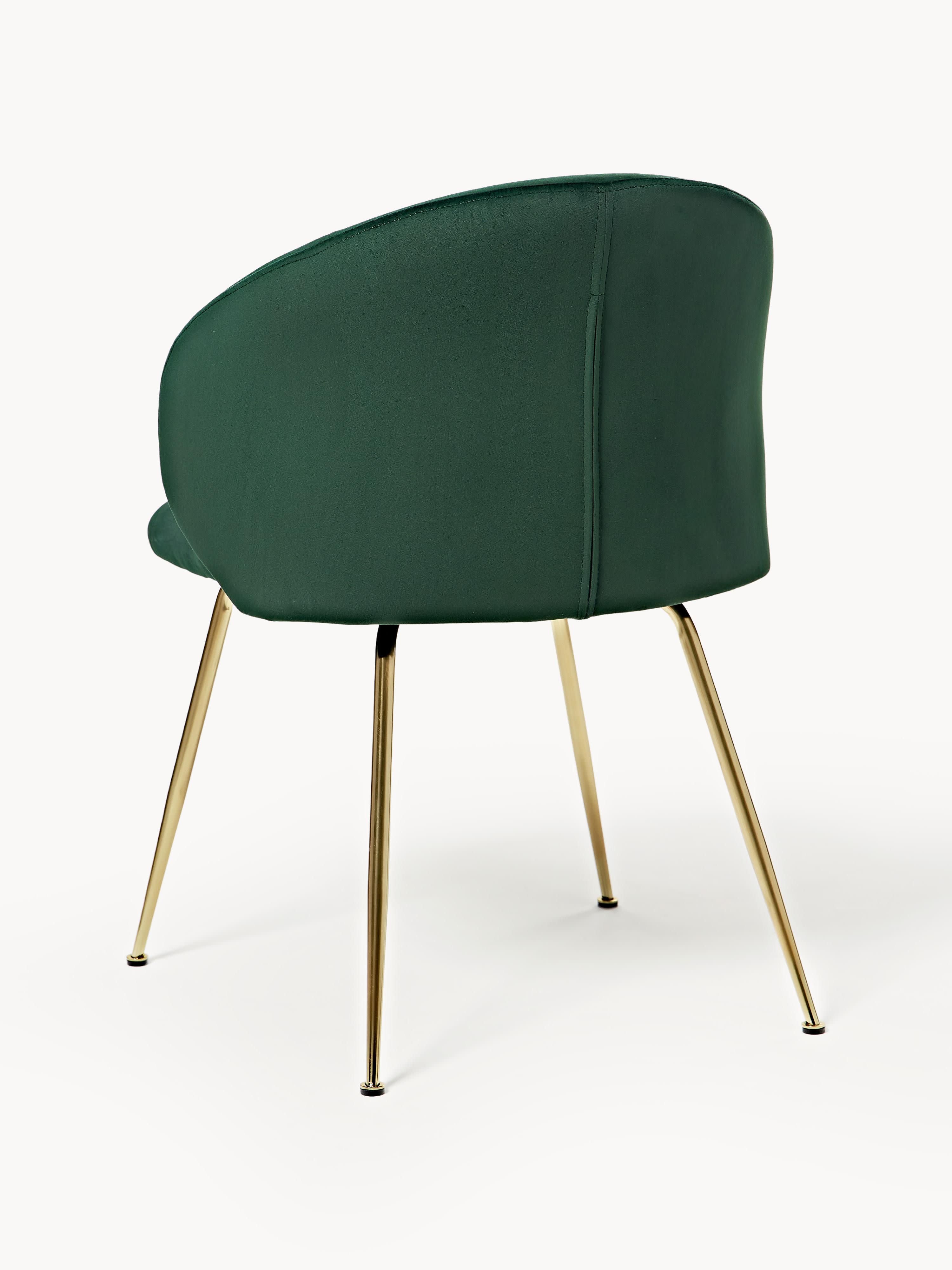 Fluwelen stoelen Luisa, 2 stuks